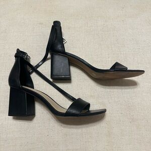 Vince Camuto Black Block Heel Heels